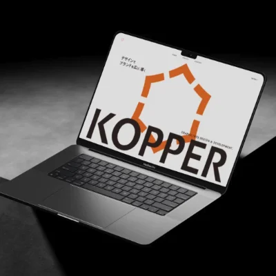 ウェブデザイン制作事例：KOPPERウェブサイト